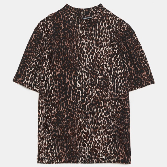 🆕 Zara Leopard Top - Picture 2 of 16
